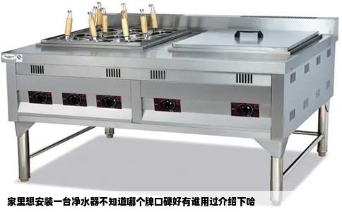 家里想安装一台净水器不知道哪个牌口碑好有谁用过介绍下哈