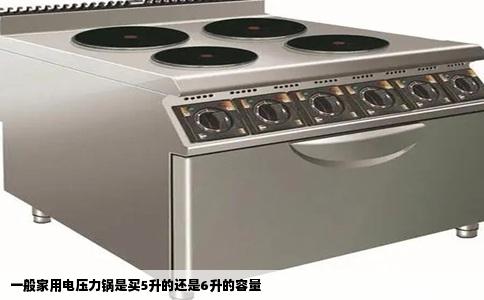 一般家用电压力锅是买5升的还是6升的容量