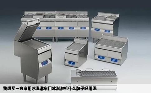我想买一台家用冰淇淋家用冰淇淋机什么牌子好用呢
