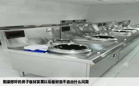 刚装修好的房子板材发黑以后板材会不会出什么问题