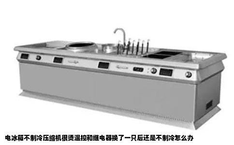 电冰箱不制冷压缩机很烫温控和继电器换了一只后还是不制冷怎么办