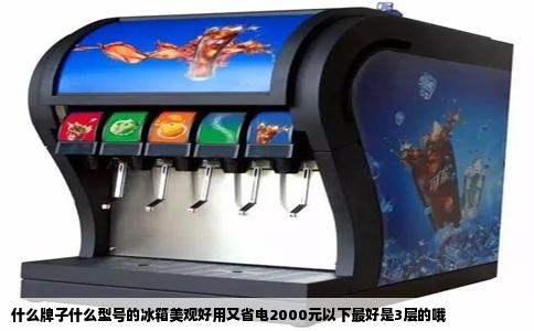什么牌子什么型号的冰箱美观好用又省电2000元以下最好是3层的哦