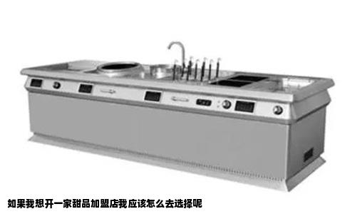 如果我想开一家甜品加盟店我应该怎么去选择呢