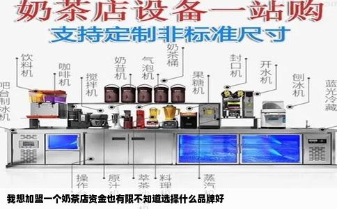 我想加盟一个奶茶店资金也有限不知道选择什么品牌好