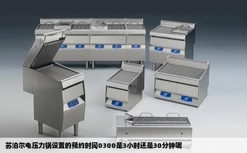 苏泊尔电压力锅设置的预约时间0300是3小时还是30分钟呢
