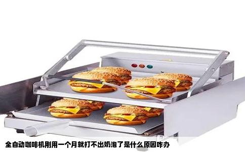 全自动咖啡机刚用一个月就打不出奶泡了是什么原因咋办