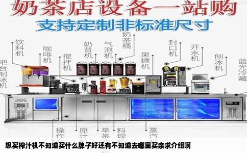 想买榨汁机不知道买什么牌子好还有不知道去哪里买亲求介绍啊