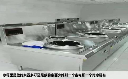 冰箱里是放的东西多好还是放的东西少好那一个省电那一个对冰箱有