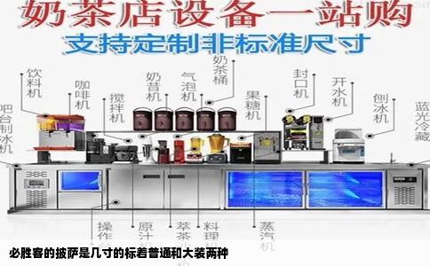 必胜客的披萨是几寸的标着普通和大装两种
