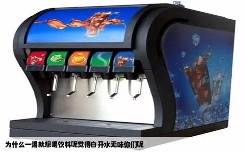为什么一渴就想喝饮料呢觉得白开水无味你们呢