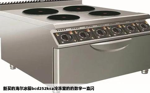 新买的海尔冰箱bcd252ksa冷冻室的的数字一直闪