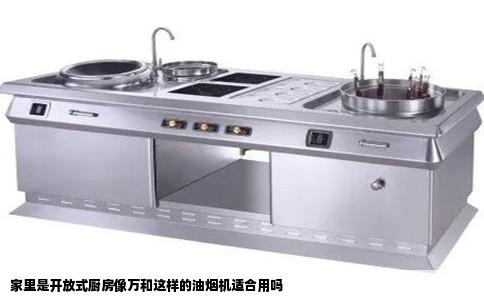 家里是开放式厨房像万和这样的油烟机适合用吗