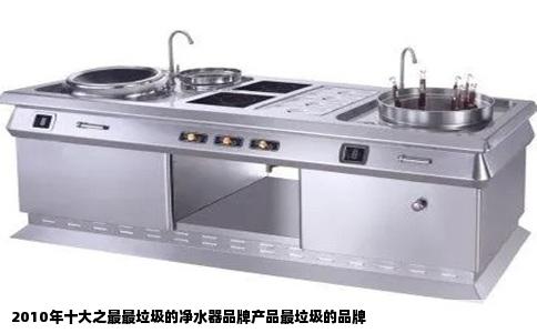 2010年十大之最最垃圾的净水器品牌产品最垃圾的品牌
