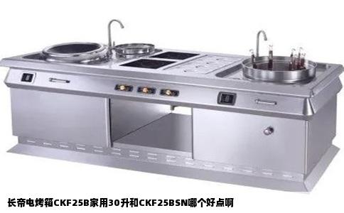 长帝电烤箱CKF25B家用30升和CKF25BSN哪个好点啊