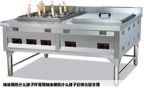 抽油烟机什么牌子好用呢抽油烟机什么牌子价格比较合理