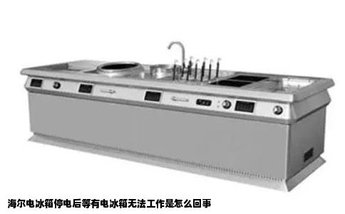 海尔电冰箱停电后等有电冰箱无法工作是怎么回事