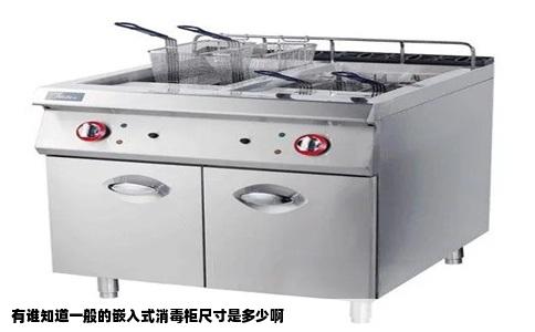有谁知道一般的嵌入式消毒柜尺寸是多少啊