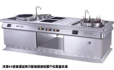 冷库05安装调试热力膨胀阀放在那个位置最合适