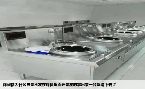 烤蛋糕为什么总是不发在烤箱里面还是发的拿出来一会就塌下去了