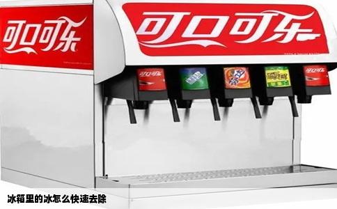 冰箱里的冰怎么快速去除