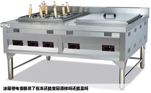 冰箱停电雪糕花了在冻还能变回原样吗还能卖吗