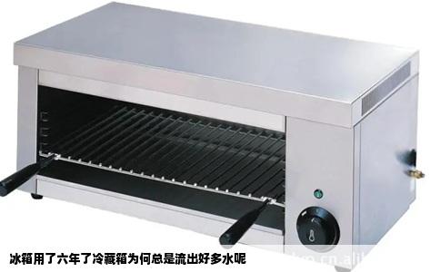 冰箱用了六年了冷藏箱为何总是流出好多水呢