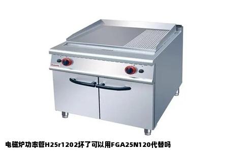 电磁炉功率管H25r1202坏了可以用FGA25N120代替吗