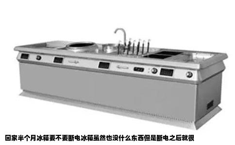 回家半个月冰箱要不要断电冰箱虽然也没什么东西但是断电之后就很