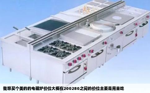 我想买个美的的电磁炉价位大概在200280之间的价位主要是用来吃
