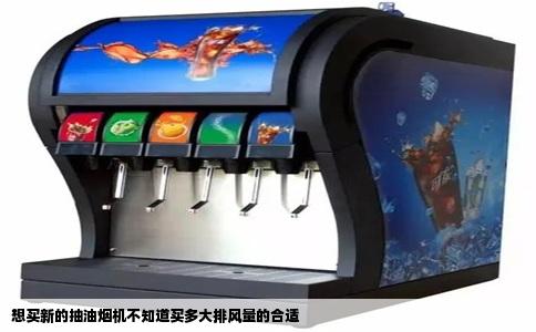 想买新的抽油烟机不知道买多大排风量的合适