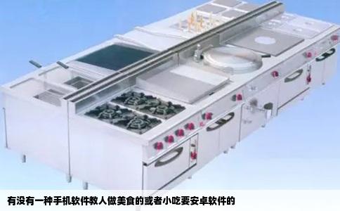 有没有一种手机软件教人做美食的或者小吃要安卓软件的