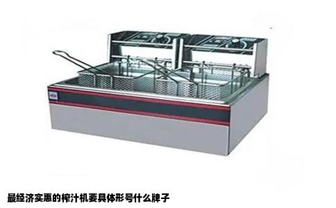最经济实惠的榨汁机要具体形号什么牌子